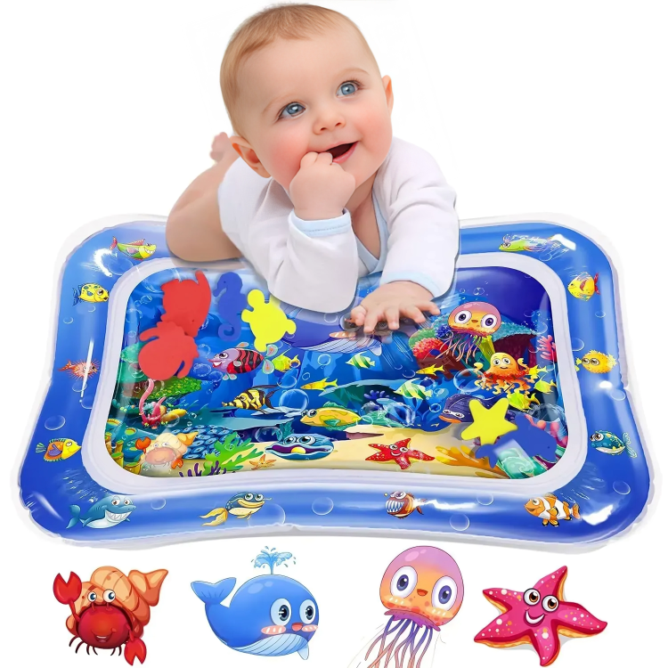 Inflatable Water Tummy Time Mat for Babies – Sensory Play