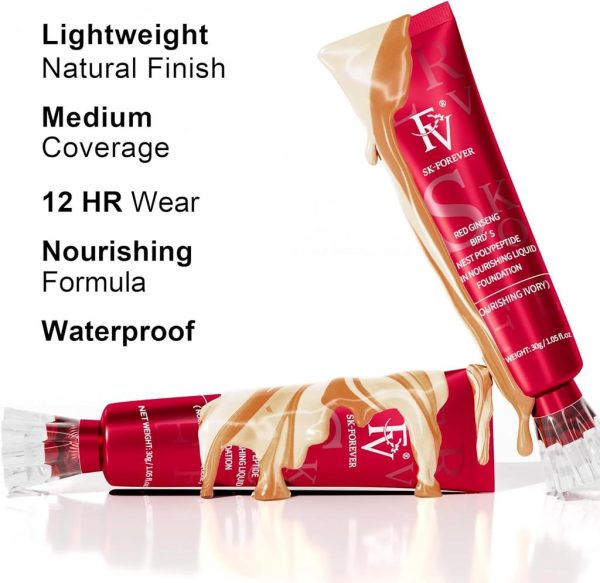 FV Waterproof Foundation β Medium Coverage, Oil-Free