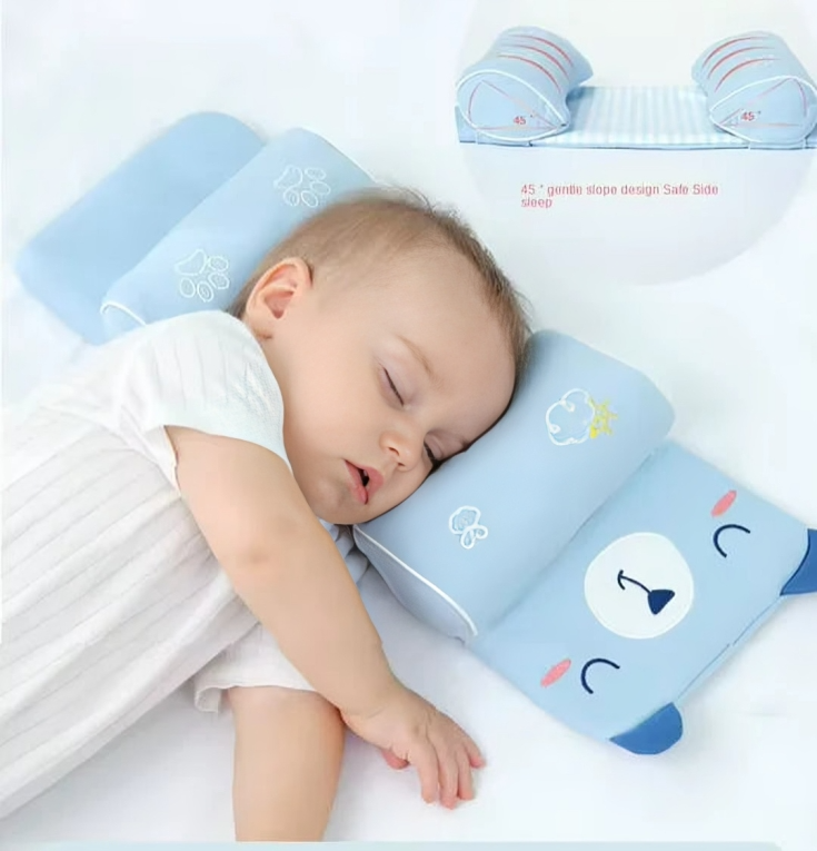 Baby Head Shaping Pillow | Anti-Flat Head Support Cushion