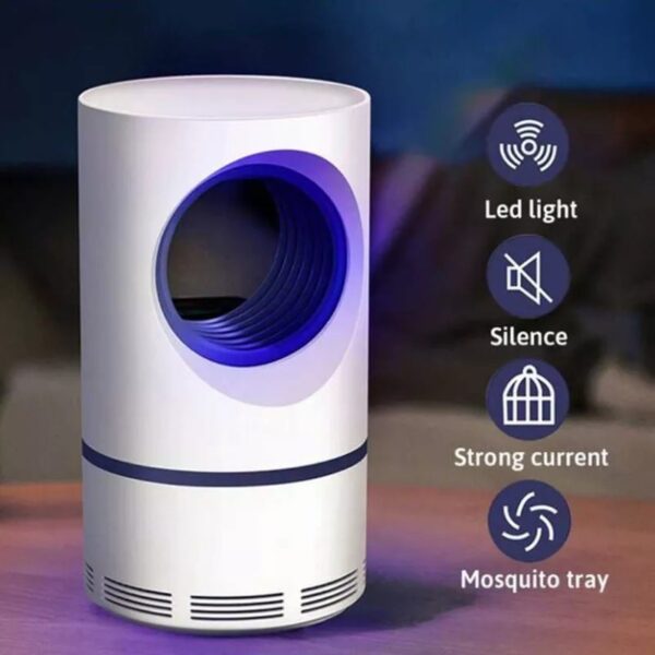 Electric Mosquito Killer Lamp – USB Rechargeable Silent Insect Trap for Hom