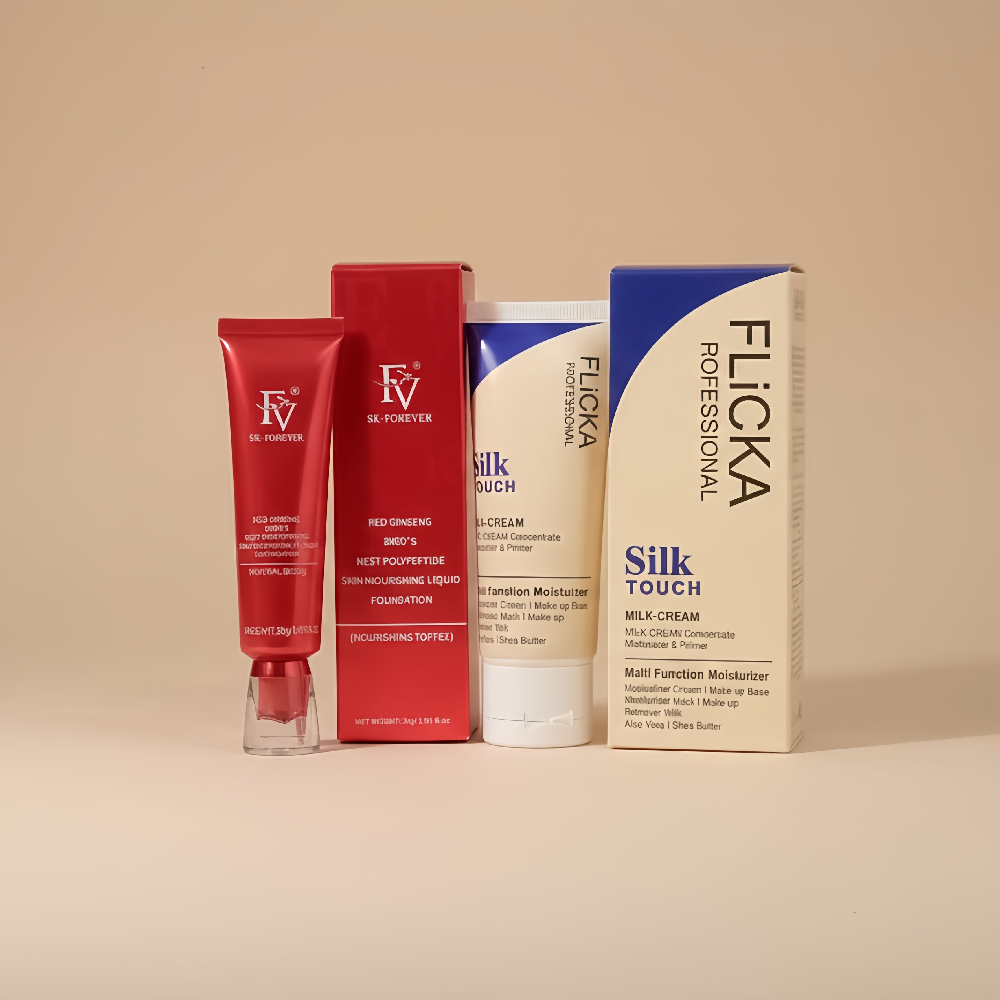 Flicka 2-in-1 Makeup Deal – Primer (60g) + Ivory Foundation (30g)