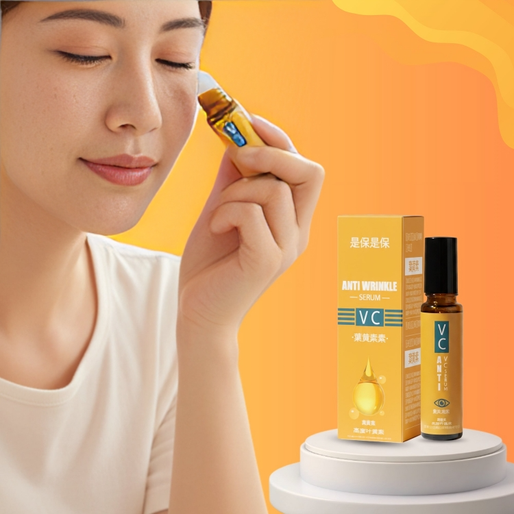 Lutein VC Anti-Wrinkle Eye Serum Roll-On – Dark Circles Remover, Fine Lines & Puffiness Treatment for Firm, Bright & Youthful Skin